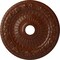 Ekena Millwork Bellona Medallion (Canopies up to 3 5/8"), 23 5/8"OD x 3 5/8"ID x 1 1/8"P, Burnished Mahogany CM23BEBMC - alternate 1